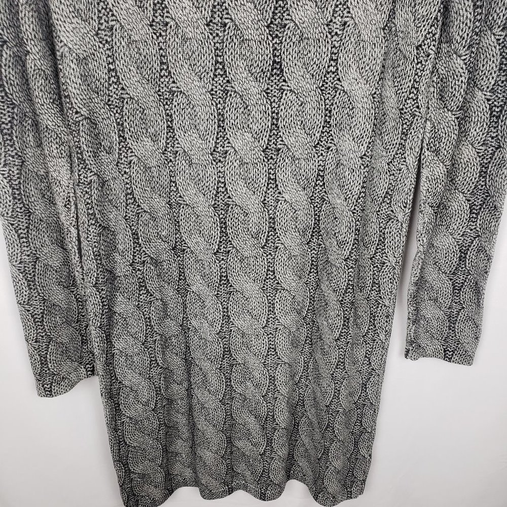 Michael Kors Gray Knit Sweater Dress Chain Print size XS with stretch - Picture 7 of 9